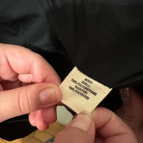 VEGAN JACKET JKT BRAND IN BLACK SIZE LARGE - Picture 7 of 7